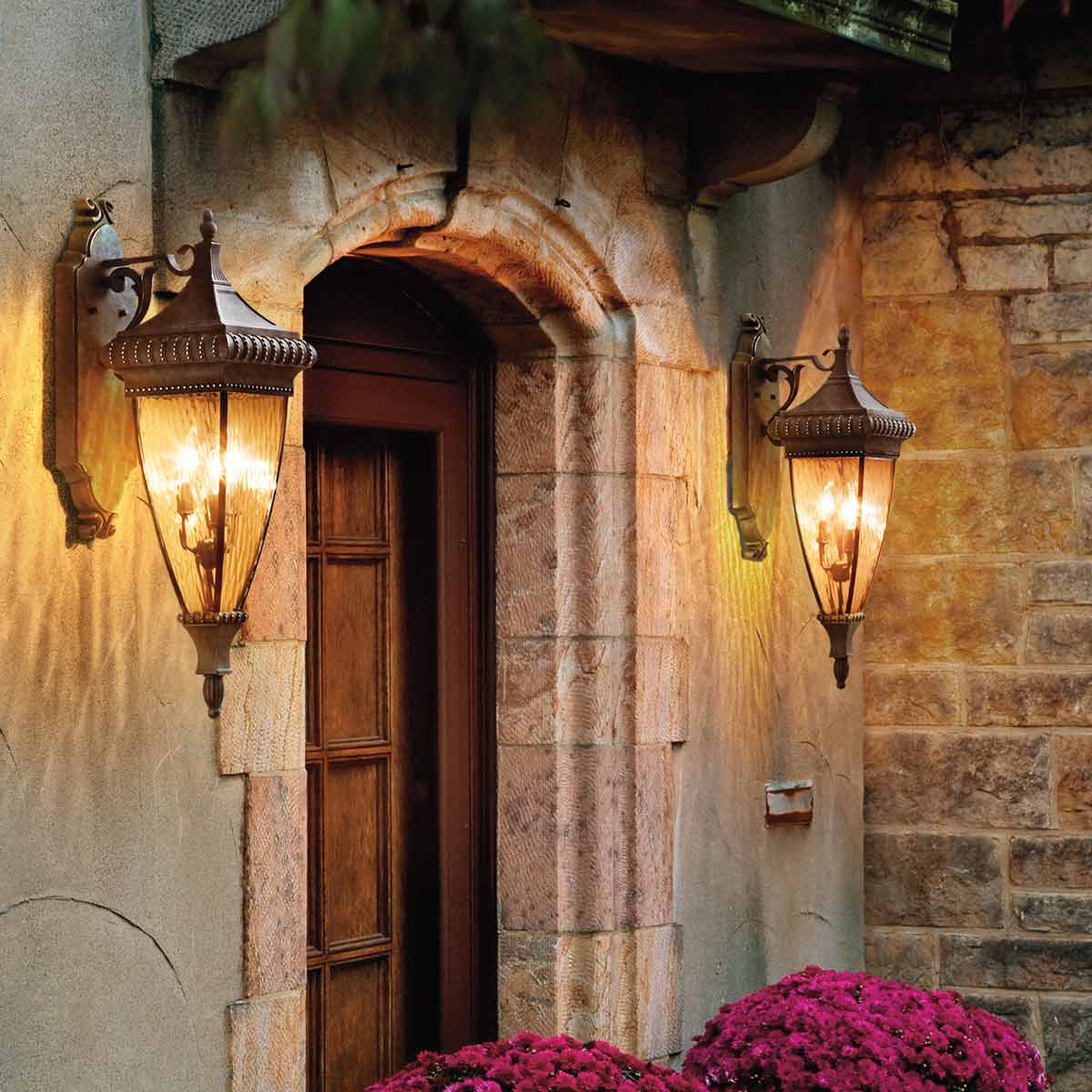 Kichler Venetian Rain 3 Light Large Wall Lantern