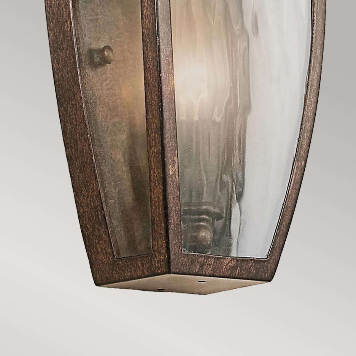 Kichler Venetian Rain 1 Light Half Wall Lantern