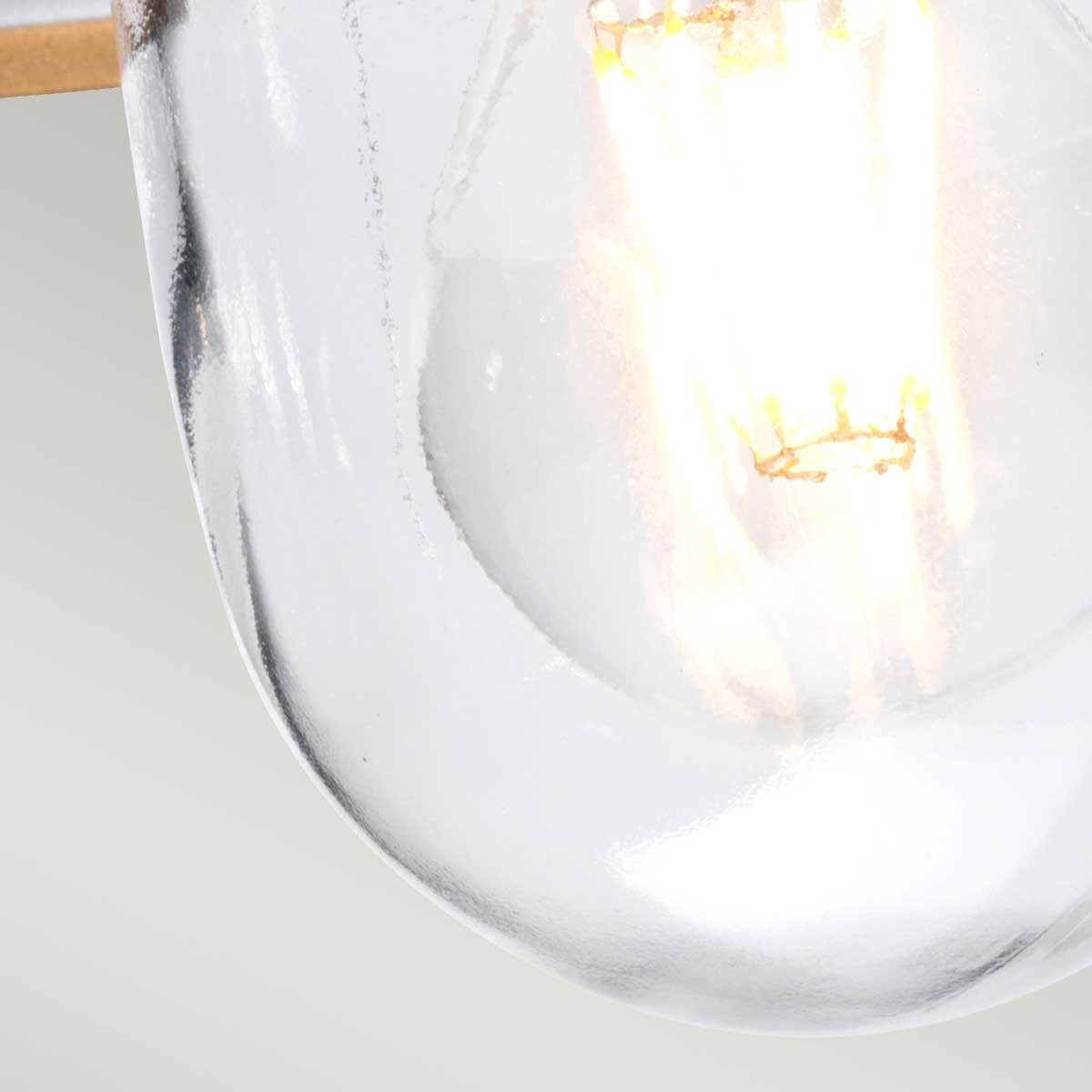 Elstead Klampenborg 1 Light Chain Lantern Silver