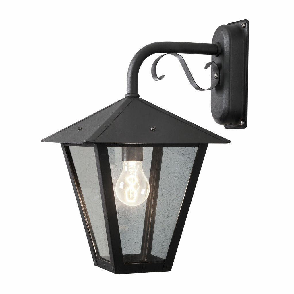 Konstsmide Benu Outdoor Wall Light Black – from Amos Lighting + Home