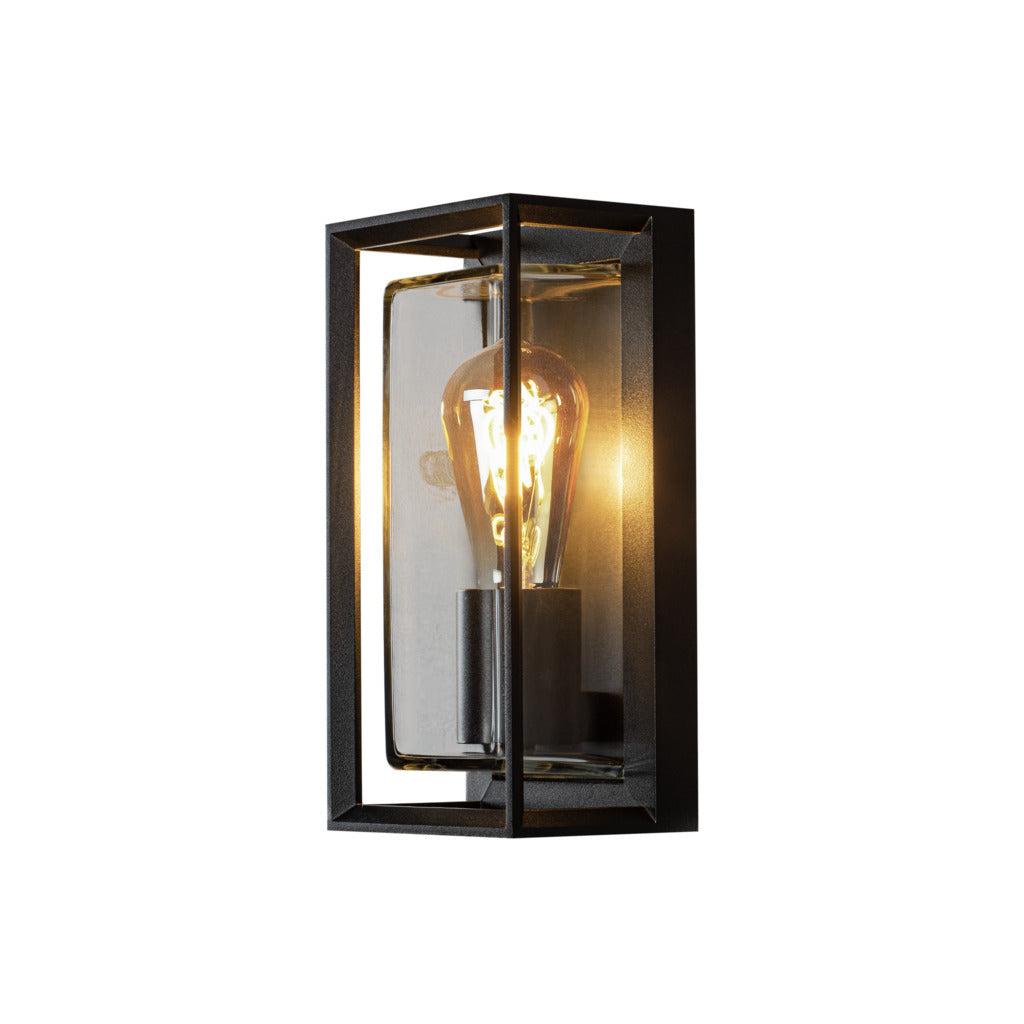 Konstsmide Brindisi Outdoor Wall Light Medium Black – from Amos Lighting + Home