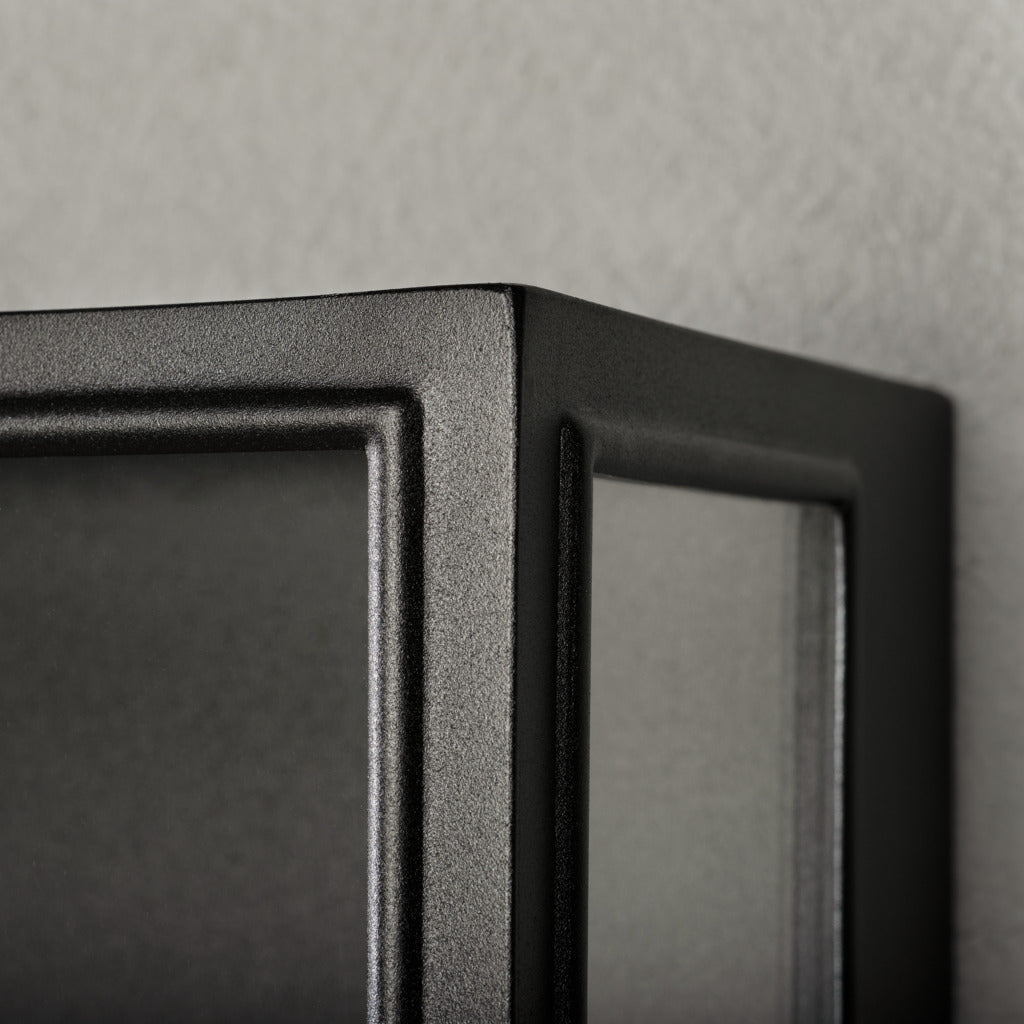 Konstsmide Capri Outdoor Wall Light Large, Black IP44 – from Amos Lighting + Home