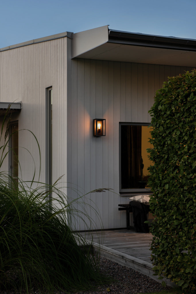 Konstsmide Capri Outdoor Wall Light Medium, Black IP44 – from Amos Lighting + Home