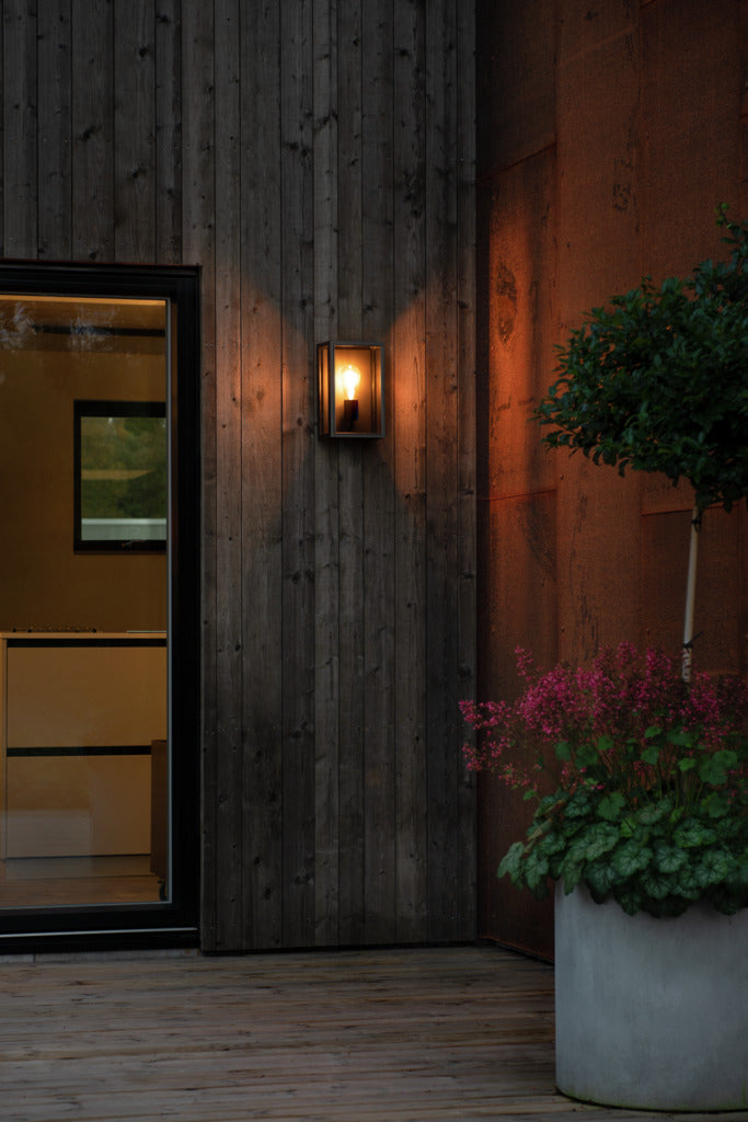 Konstsmide Capri Outdoor Wall Light Medium, Black IP44 – from Amos Lighting + Home