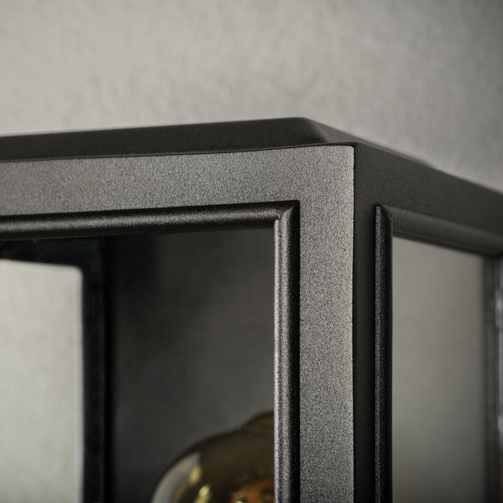 Konstsmide Capri Outdoor Wall Light Small, Black IP44 – from Amos Lighting + Home