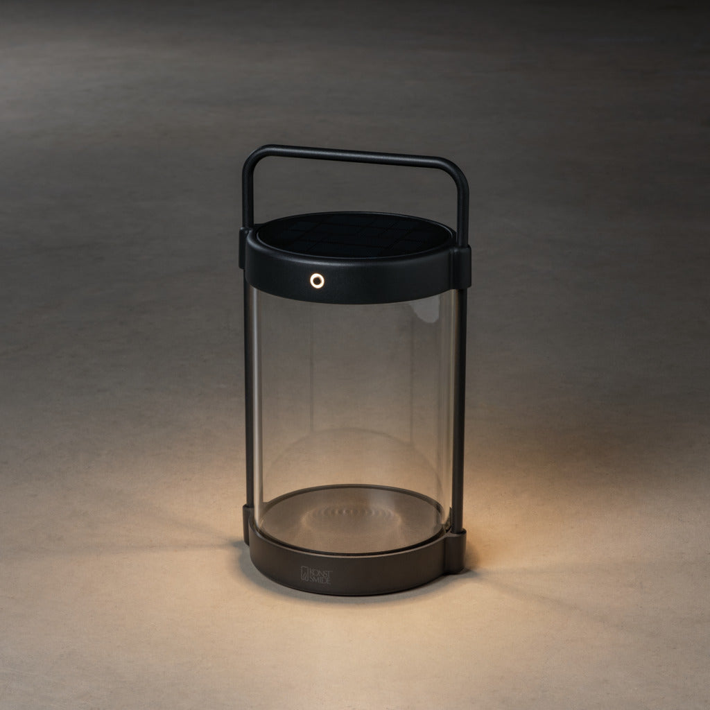 Konstsmide Crotone Outdoor USB Rechargeable Table Lamp Black – from Amos Lighting + Home