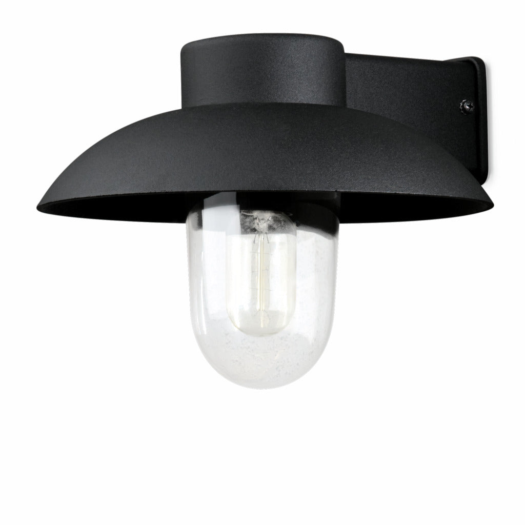 Konstsmide Mani Outdoor Wall Light Black – from Amos Lighting + Home