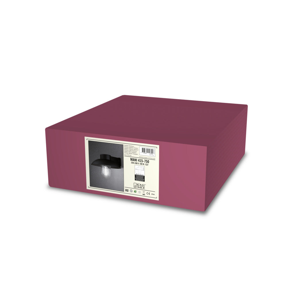 Konstsmide Mani Outdoor Wall Light Black – from Amos Lighting + Home