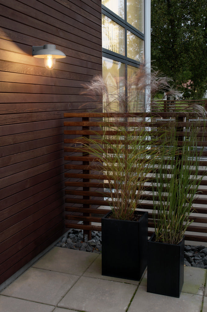 Konstsmide Mani Outdoor Wall Light Grey – from Amos Lighting + Home