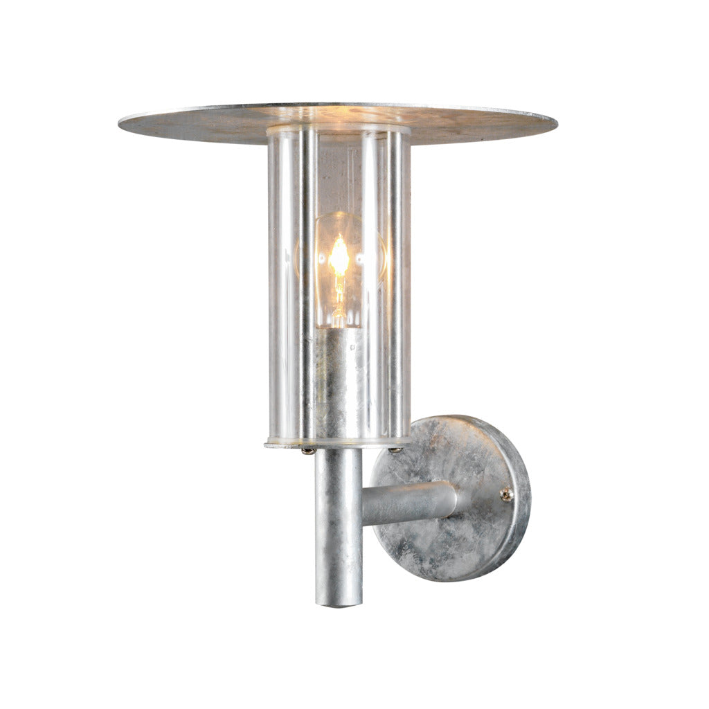 Konstsmide Mode Outdoor Wall Light Galvanised – from Amos Lighting + Home