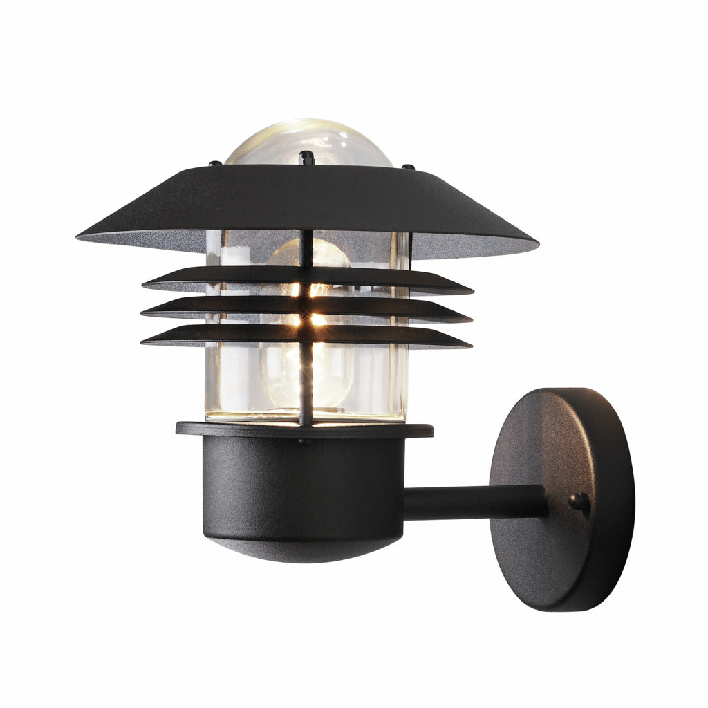 Konstsmide Modena 730 Outdoor Wall Light Black – from Amos Lighting + Home