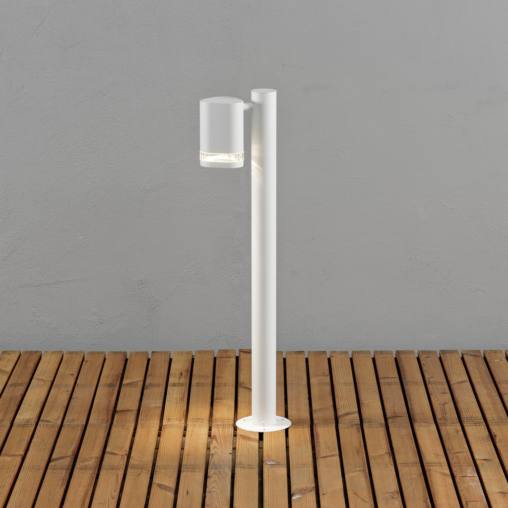 Konstsmide Modena Band Outdoor Bollard White – from Amos Lighting + Home
