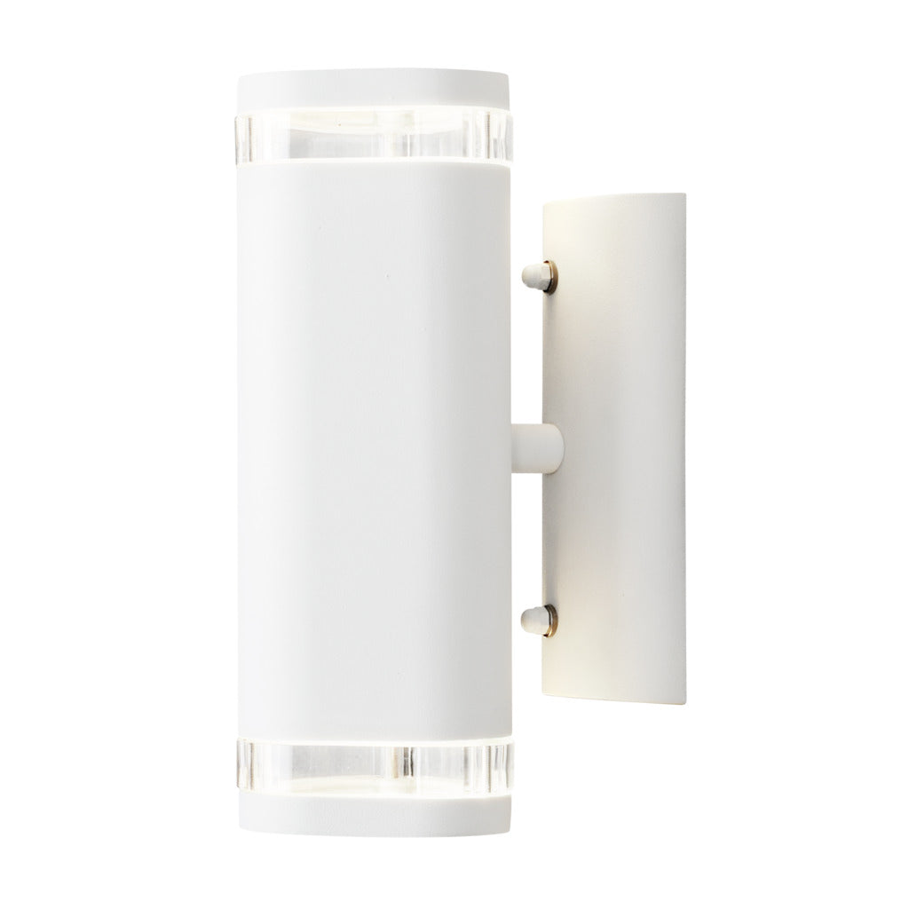 Konstsmide Modena Band Outdoor Twin Wall Light White – from Amos Lighting + Home