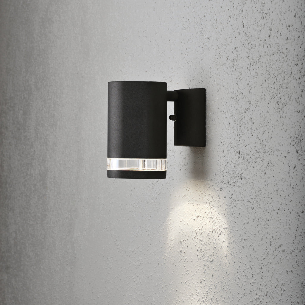 Konstsmide Modena Band Outdoor Wall Light Black – from Amos Lighting + Home