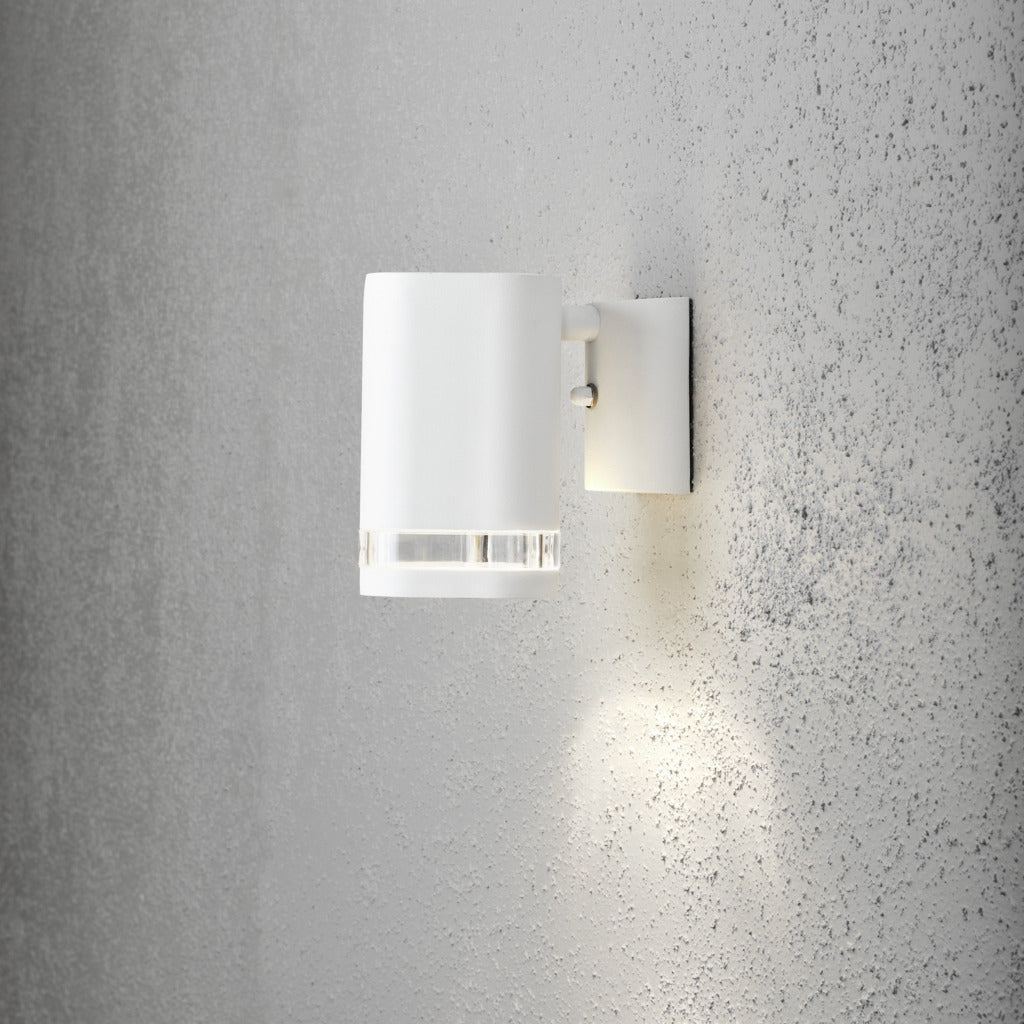 Konstsmide Modena Band Outdoor Wall Light White – from Amos Lighting + Home
