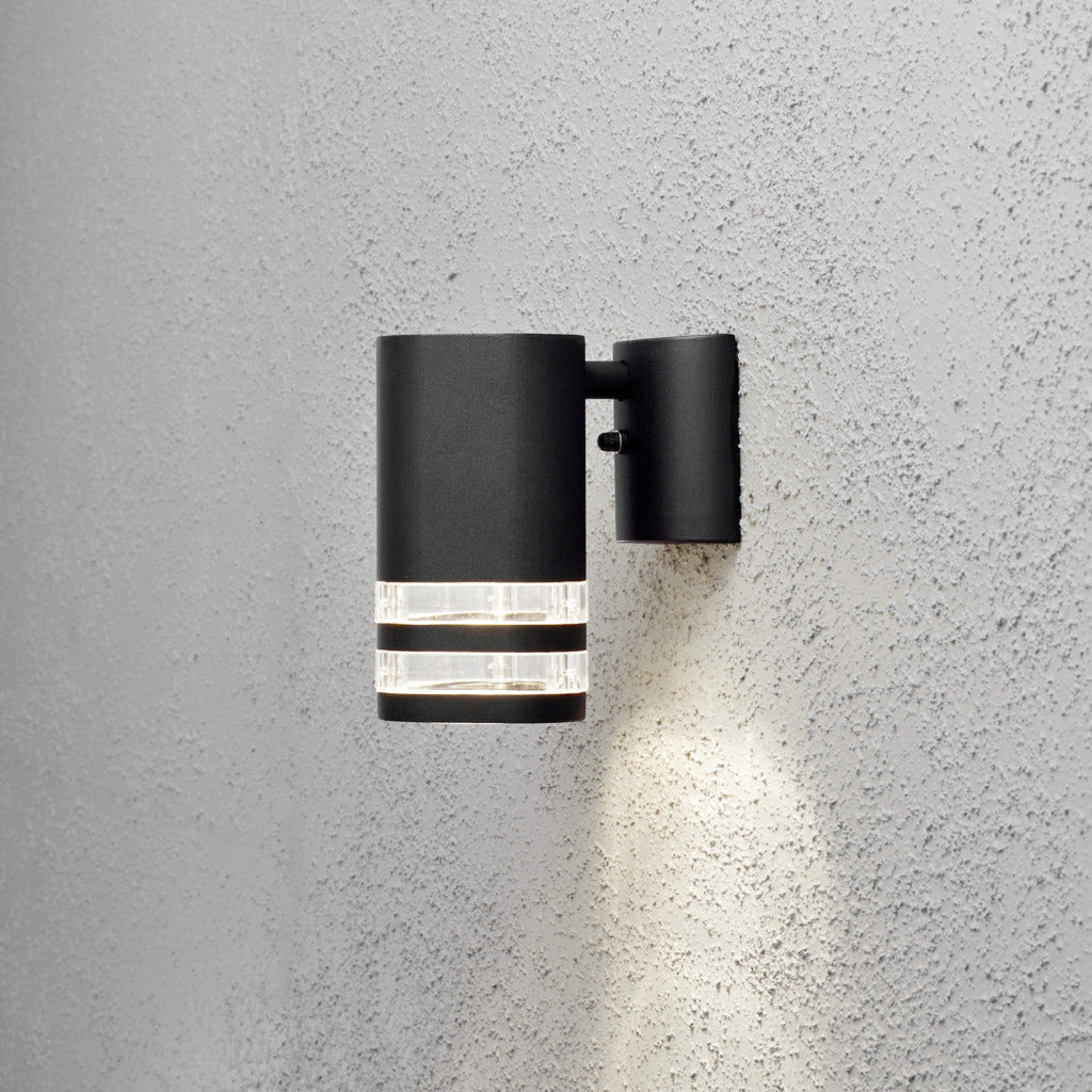 Konstsmide Modena Double Band Outdoor Wall Light Black – from Amos Lighting + Home