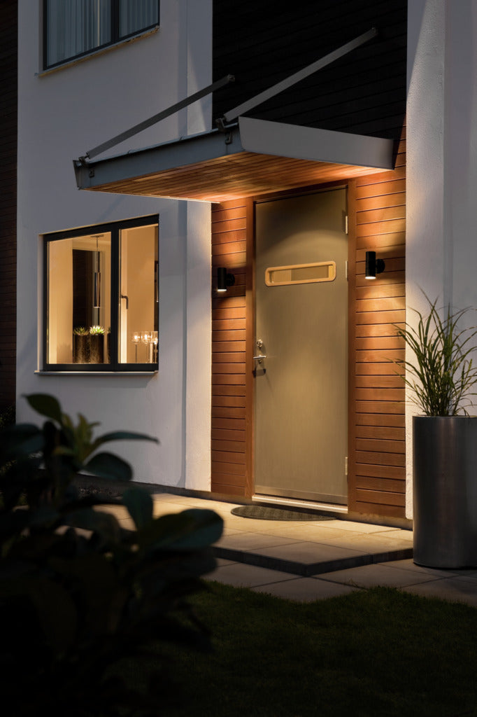 Konstsmide Modena Outdoor Twin Wall Light Black – from Amos Lighting + Home