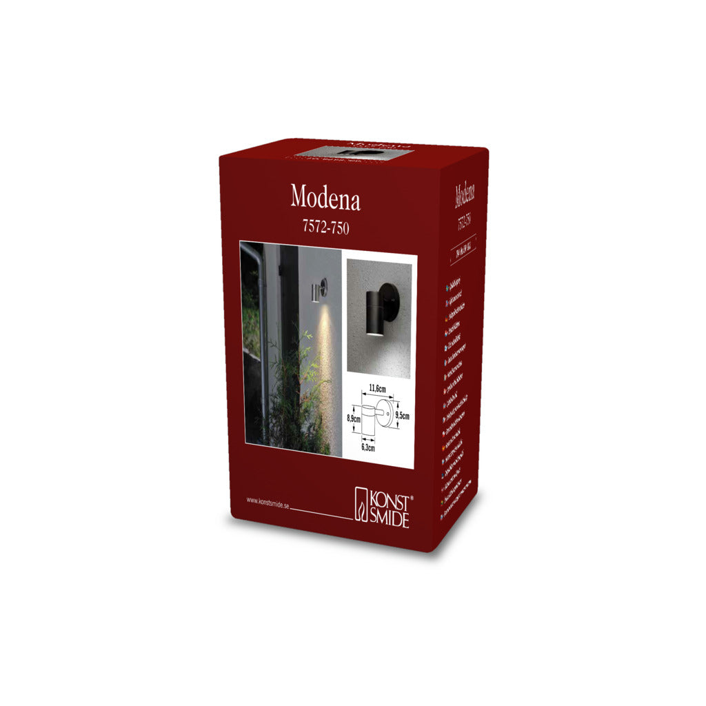 Konstsmide Modena Outdoor Wall Light Black – from Amos Lighting + Home