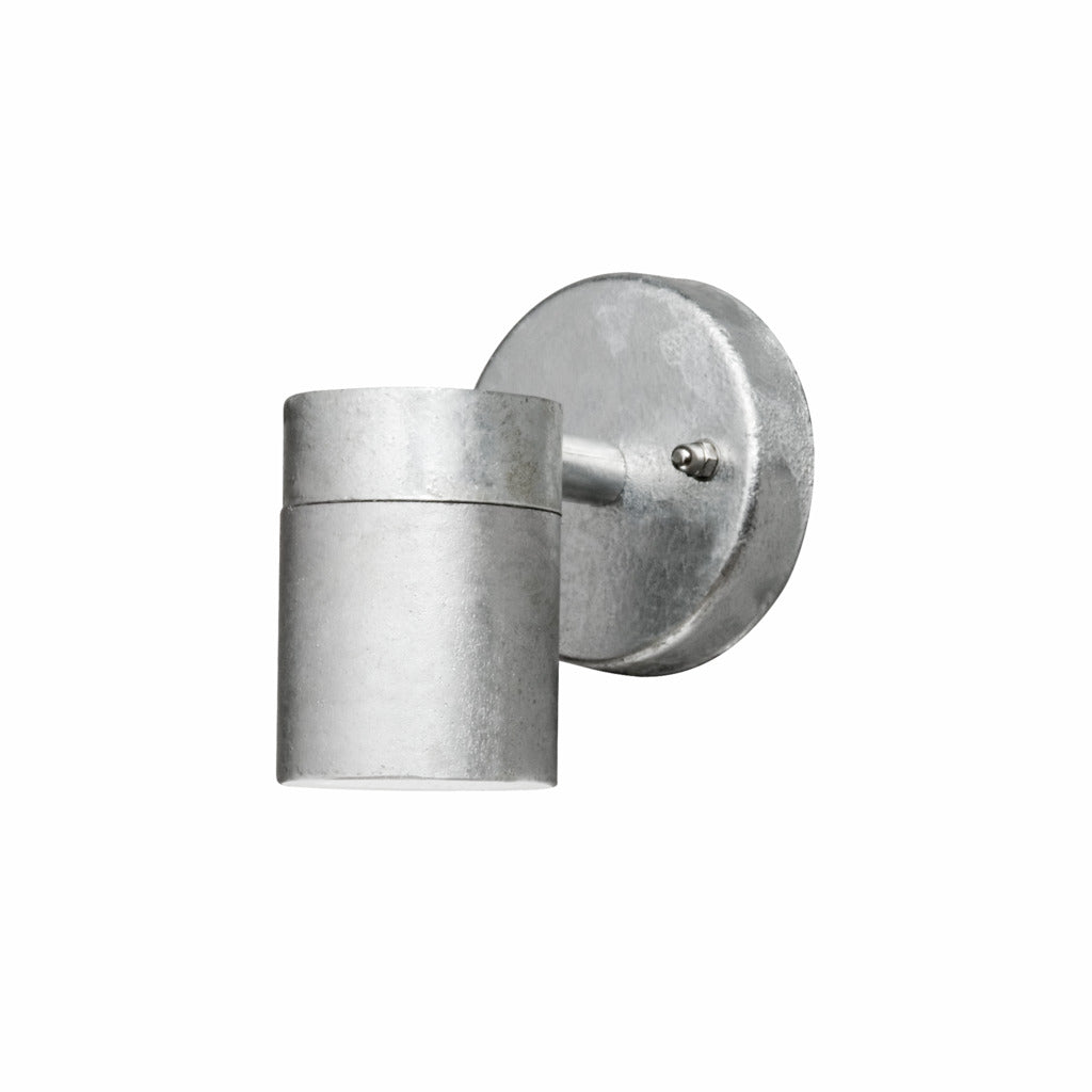 Konstsmide Modena Outdoor Wall Light Galvanised Steel – from Amos Lighting + Home