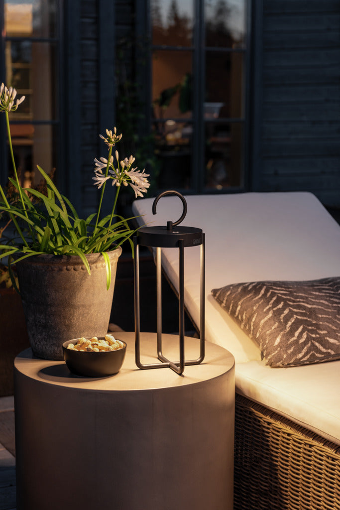Konstsmide Monorola Outdoor USB Rechargeable Lamp Black – from Amos Lighting + Home