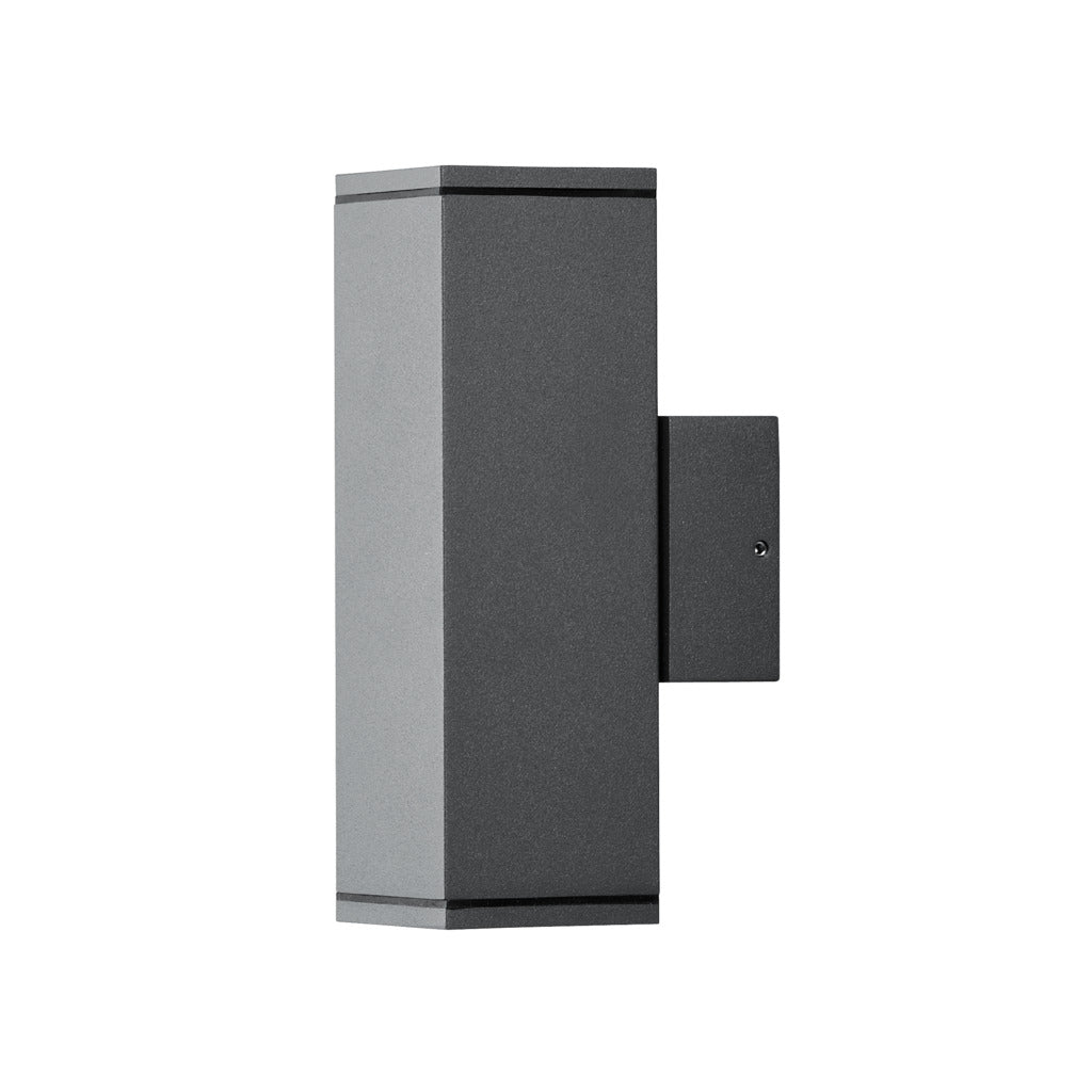 Konstsmide Monza Outdoor Twin Wall Light Anthracite Grey – from Amos Lighting + Home