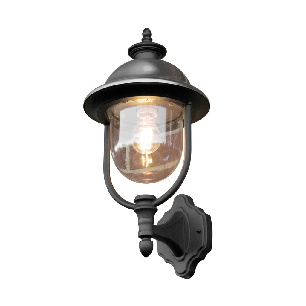 Konstsmide Parma Outdoor Wall Light Up Black – from Amos Lighting + Home
