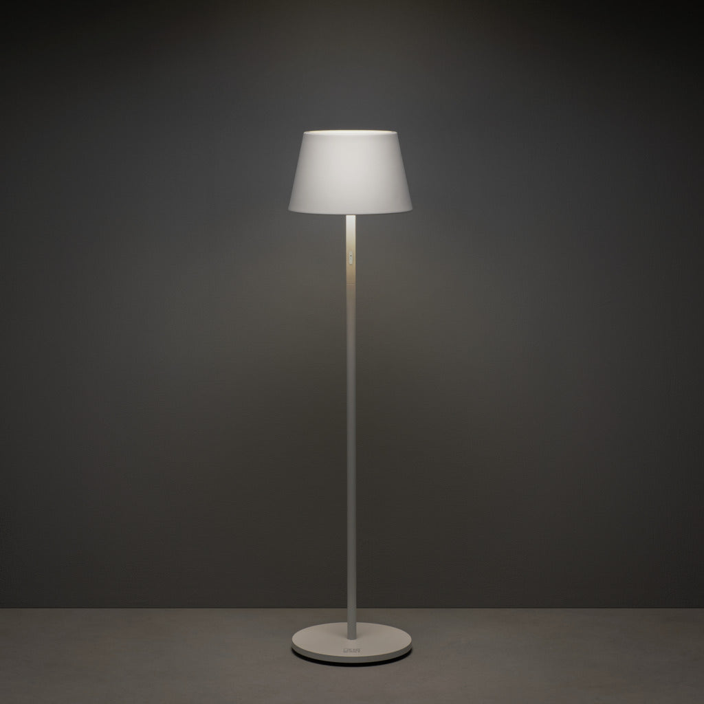 Konstsmide Pomezia Outdoor Colour Changing Floor Lamp White – from Amos Lighting + Home