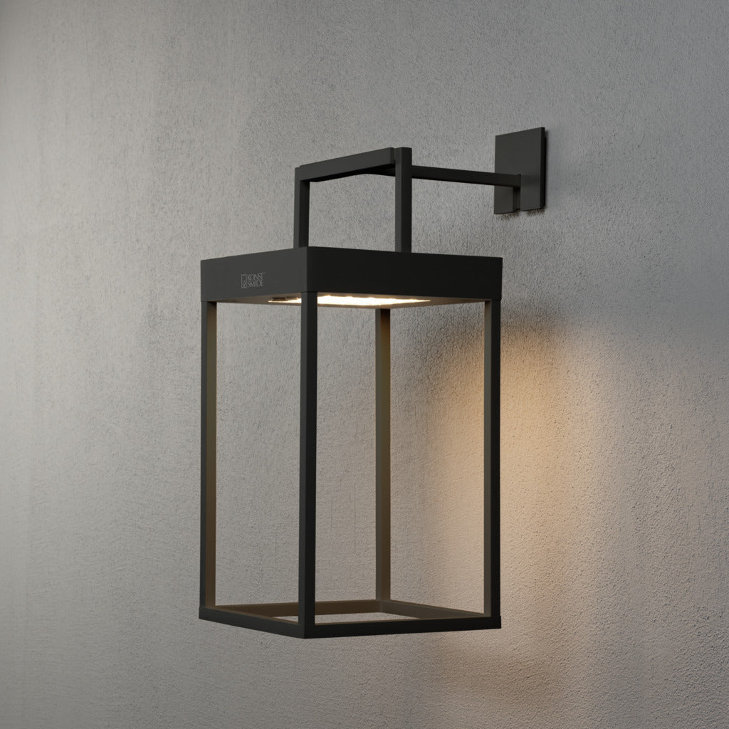 Konstsmide Portofino Outdoor Solar/USB Rechargeable Lamp Black – from Amos Lighting + Home
