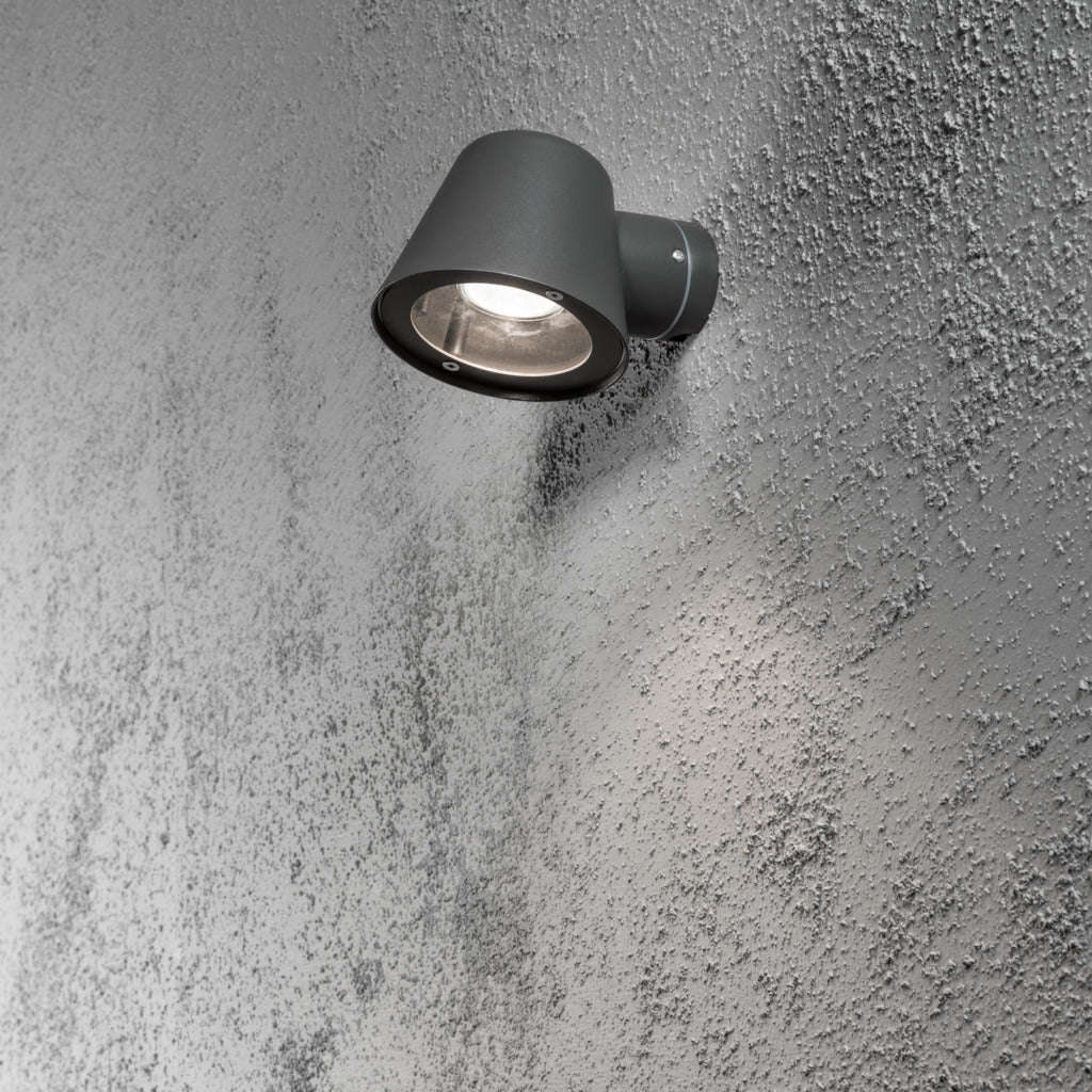 Konstsmide Trieste Outdoor Wall Light Anthracite – from Amos Lighting + Home