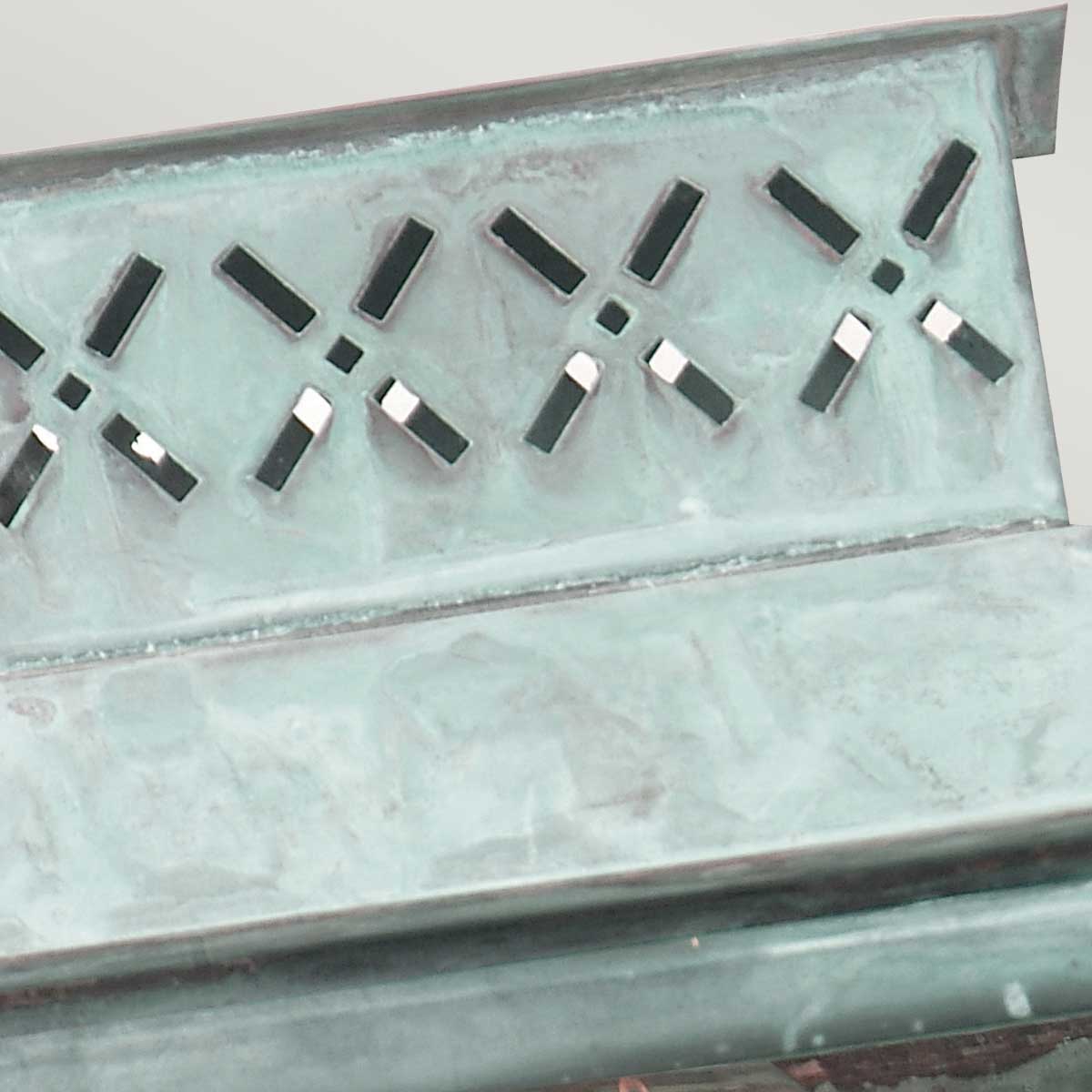 Elstead Lambeth Palace 1 Light Wall Lantern - Verdigris