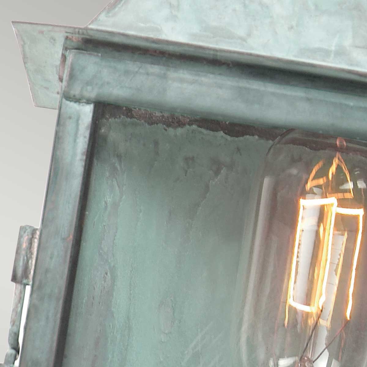 Elstead Lambeth Palace 1 Light Wall Lantern - Verdigris