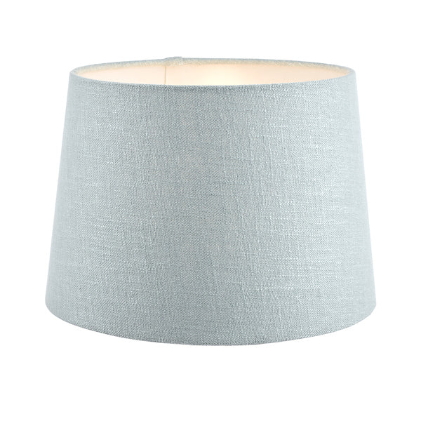 Laura Ashley Bacall Linen Empire Drum Shade Duck Egg Blue 40cm/16 inch – from Amos Lighting + Home