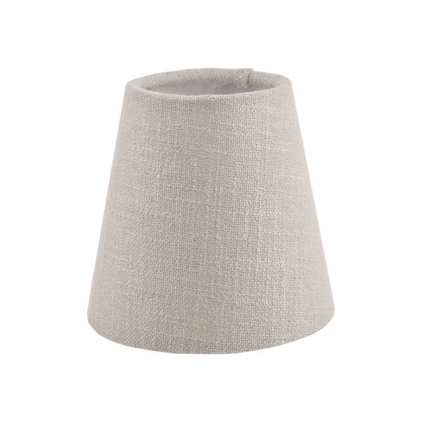 Laura Ashley Bacall Linen Empire Drum Shade Silver 12.5cm/5 inch – from Amos Lighting + Home