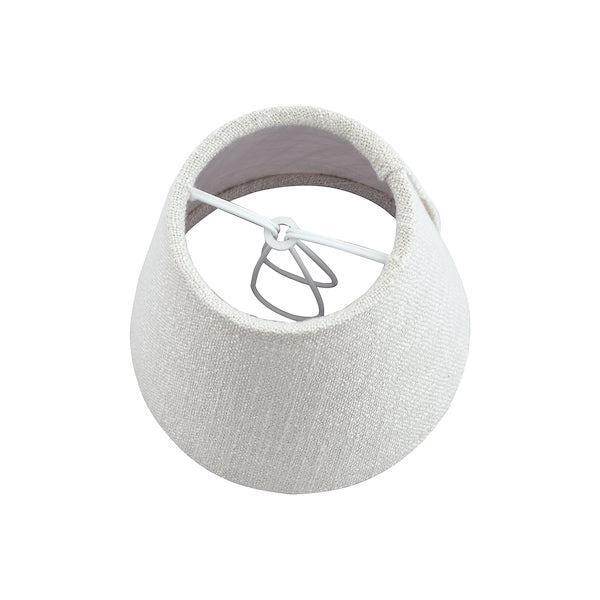 Laura Ashley Bacall Linen Empire Drum Shade Silver 12.5cm/5 inch – from Amos Lighting + Home