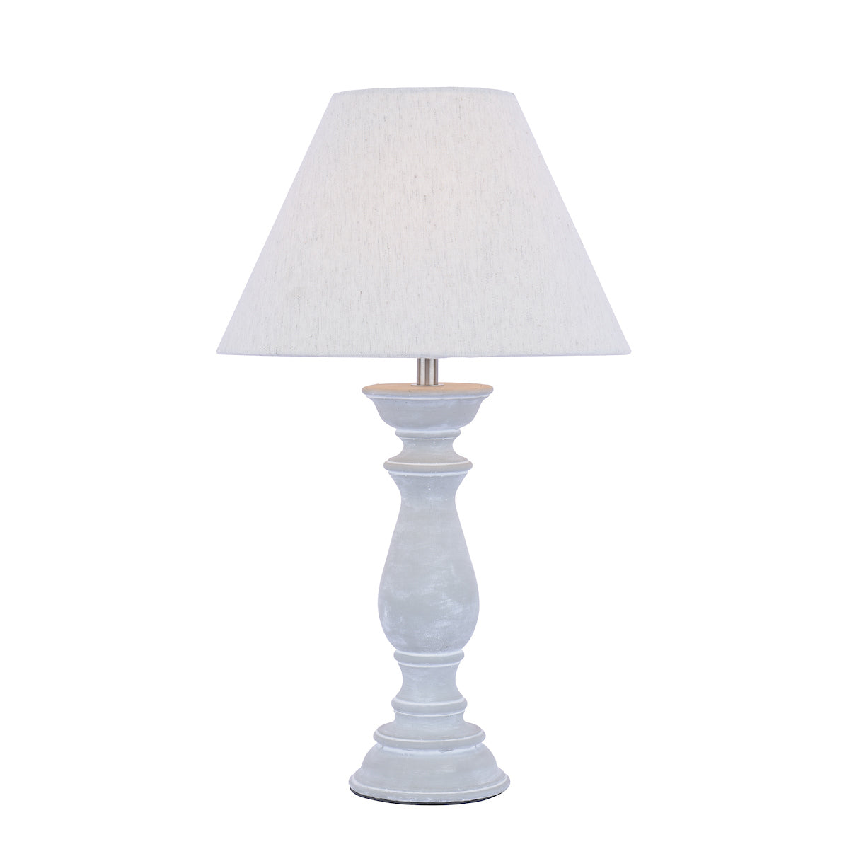 Laura Ashley Chedworth Concrete Table Lamp with Shade – from Amos Lighting + Home