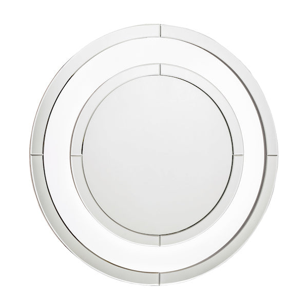 Laura Ashley Evie Small Round Mirror 60cm – from Amos Lighting + Home