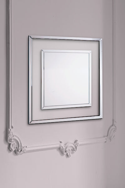 Laura Ashley Evie Square Mirror 90cm – from Amos Lighting + Home