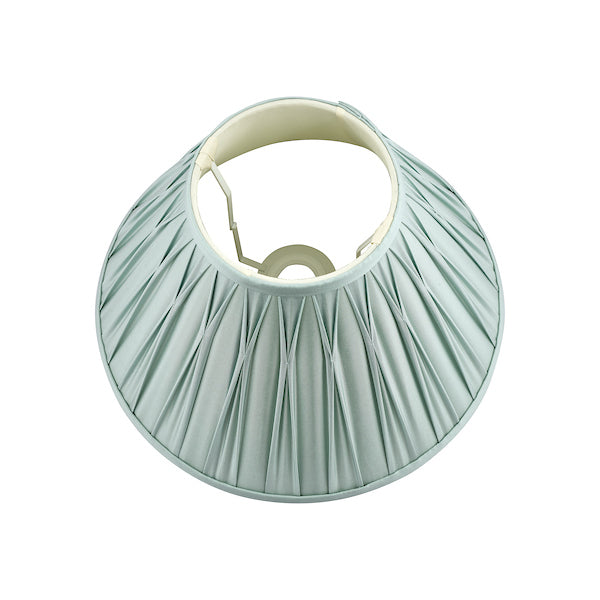 Laura Ashley Fenn Silk Empire Drum Shade Duck Egg 25cm/10 inch – from Amos Lighting + Home