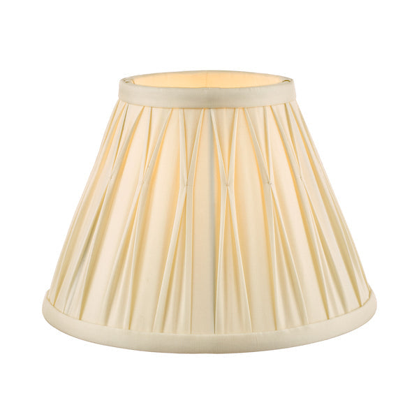 Laura Ashley Fenn Silk Empire Drum Shade Ivory 20cm/8 inch – from Amos Lighting + Home