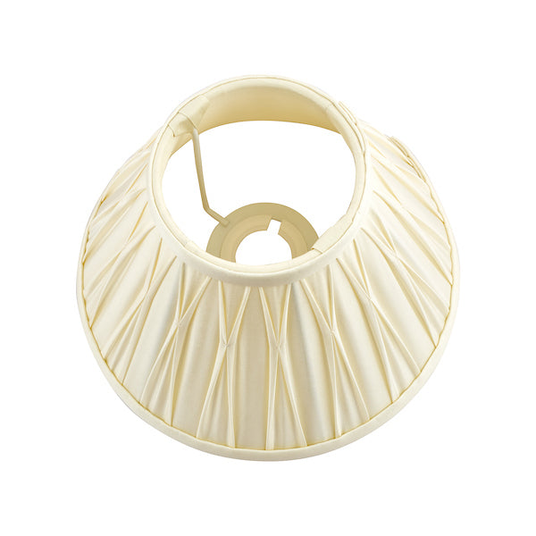 Laura Ashley Fenn Silk Empire Drum Shade Ivory 20cm/8 inch – from Amos Lighting + Home