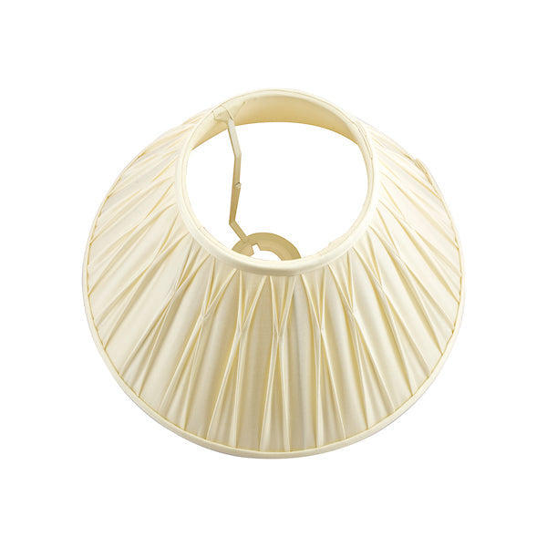 Laura Ashley Fenn Silk Empire Drum Shade Ivory 25cm/10 inch – from Amos Lighting + Home