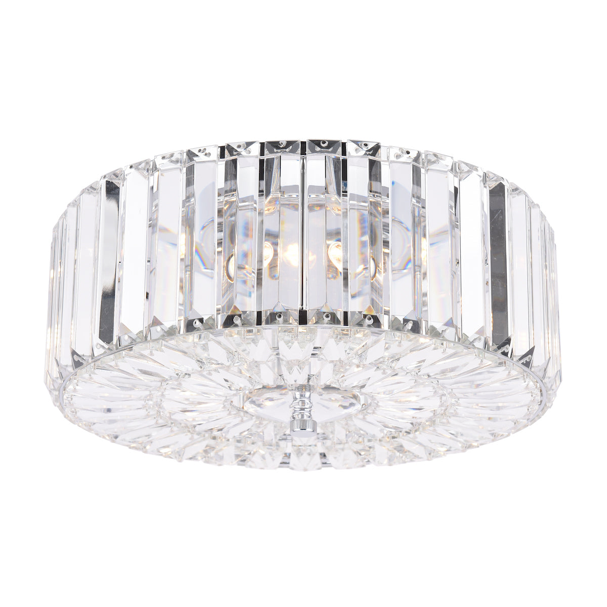 Laura Ashley Fernhurst 3 Light Flush Art Deco Ceiling Light – from Amos Lighting + Home