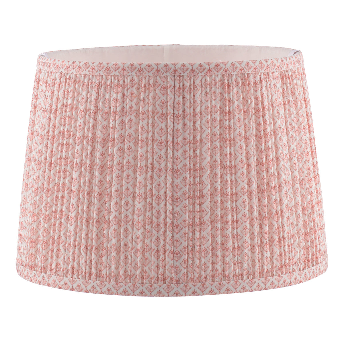 Laura Ashley Gwendolen Pink Pattern Cotton Shade 30.5cm/12 inch – from Amos Lighting + Home