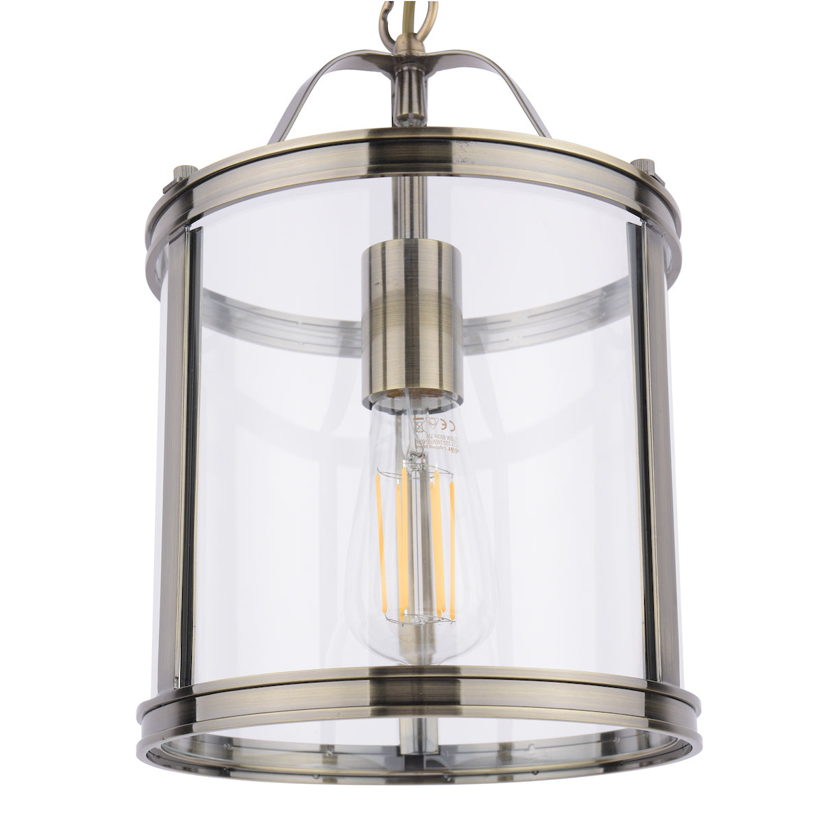 Laura Ashley Harrington Single Pendant Antique Brass – from Amos Lighting + Home