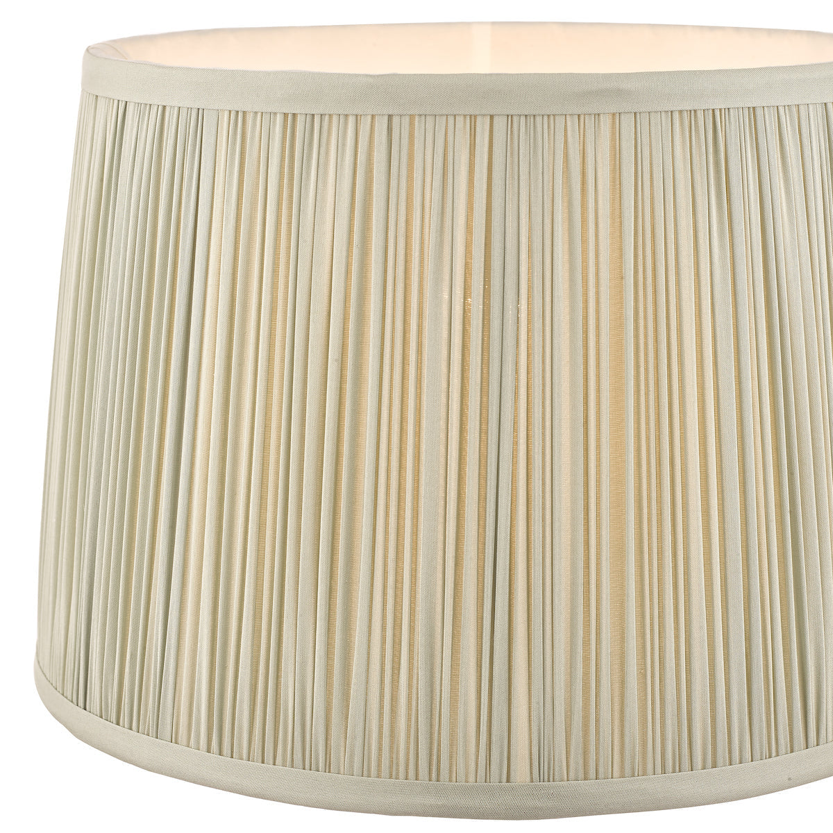 Laura Ashley Hemsley Silk Shade Sage 25.5cm/10 inch – from Amos Lighting + Home