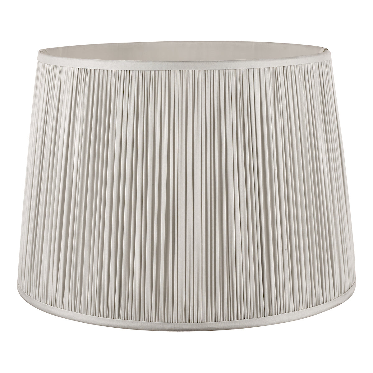 Laura Ashley Hemsley Silk Shade Silver 40.5cm/16 inch – from Amos Lighting + Home