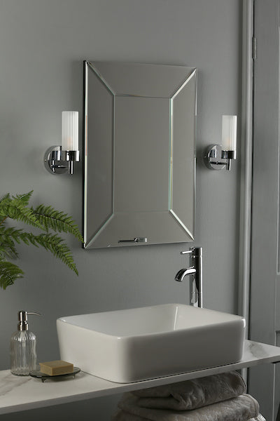 Laura Ashley Howard Bathroom Wall Light Polished Chrome IP44 – from Amos Lighting + Home