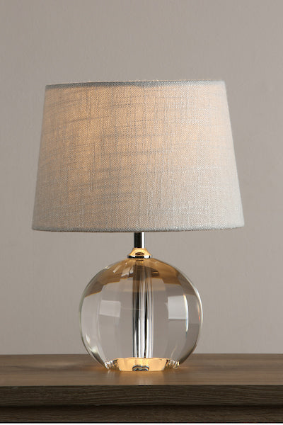 Laura Ashley Lydia Hand-Cut Faceted Crystal Glass Globe Table Lamp Base Petite – from Amos Lighting + Home