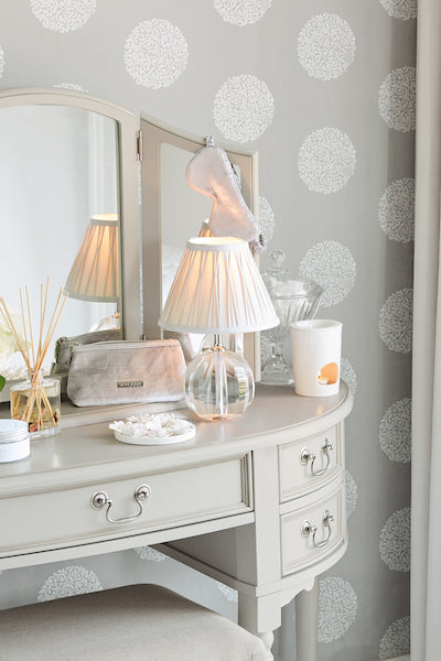 Laura Ashley Lydia Hand-Cut Faceted Crystal Glass Globe Table Lamp Base Petite – from Amos Lighting + Home