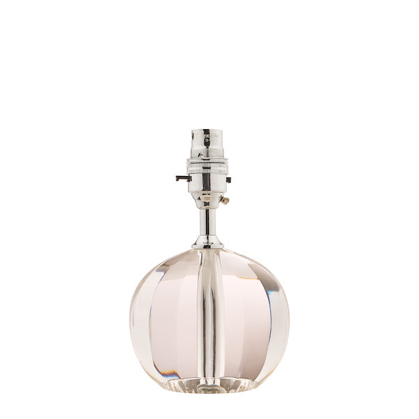 Laura Ashley Lydia Hand-Cut Faceted Crystal Glass Globe Table Lamp Base Petite – from Amos Lighting + Home